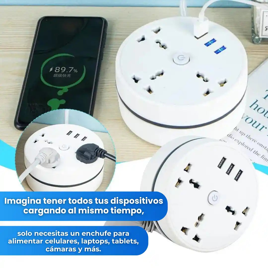 Charge360™ Retráctil-Extension Multicarga