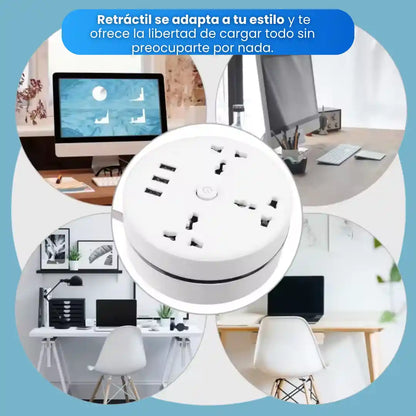Charge360™ Retráctil-Extension Multicarga